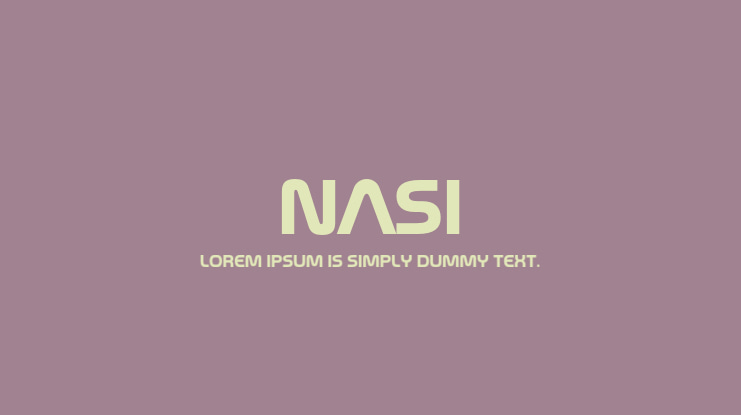 Nasi Font