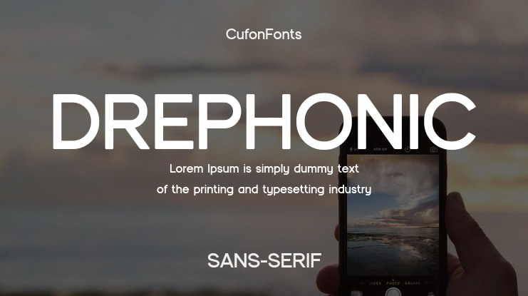 DREPHONIC Font