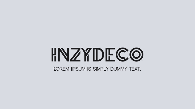 INZYDECO Font