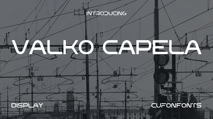 VALKO CAPELA Font