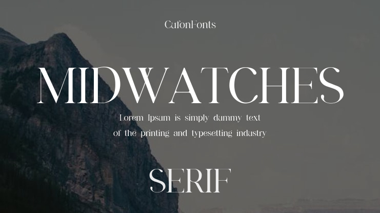 MIDWATCHES Font