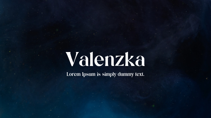 Valenzka Font