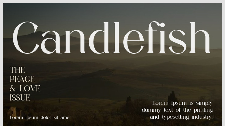 Candlefish Font