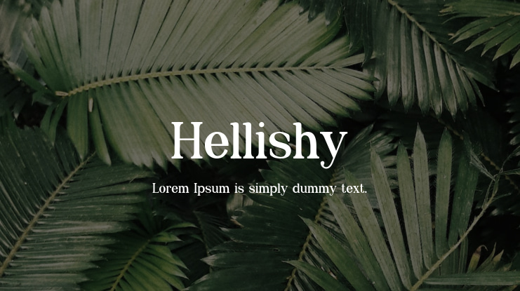 Hellishy Font