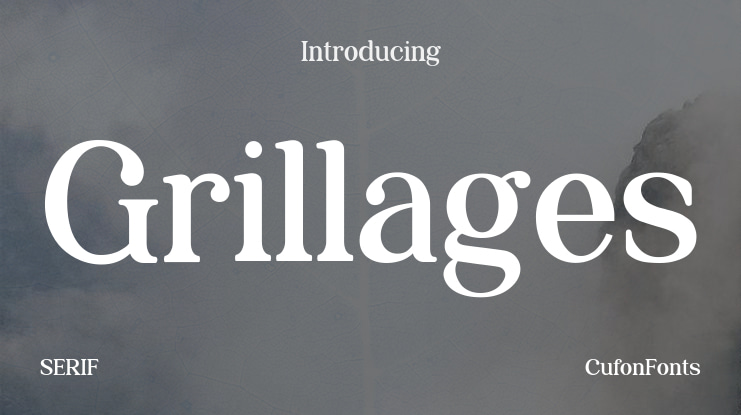 Grillages Font