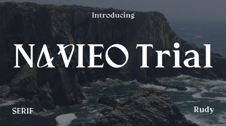 NAVIEO Trial Font