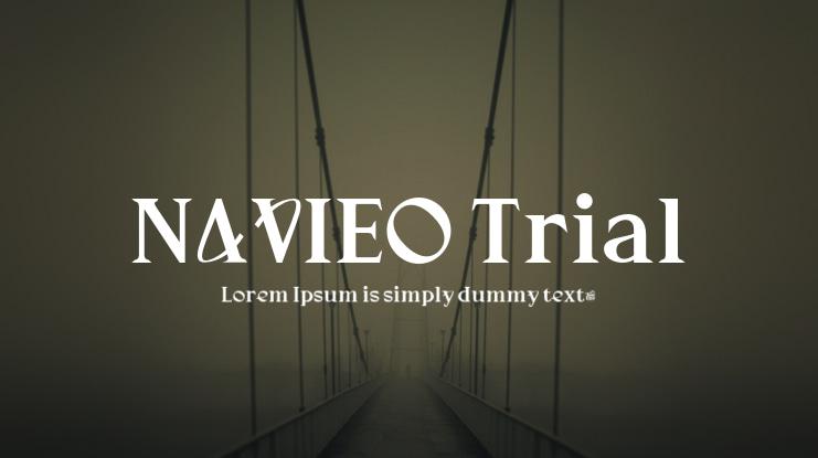 NAVIEO Trial Font