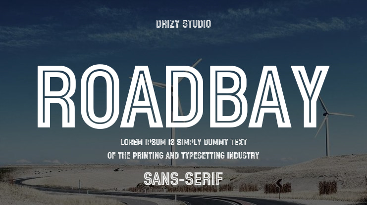 Roadbay Font