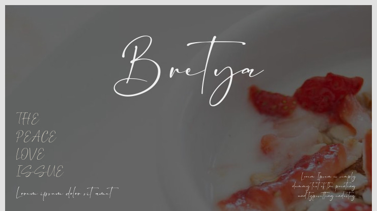 Bretya Font