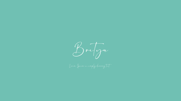 Bretya Font