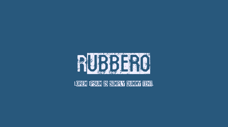 Rubbero Font