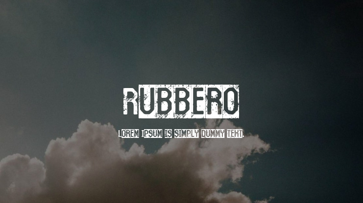Rubbero Font