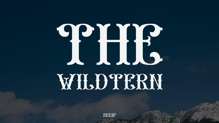 the wildtern Font