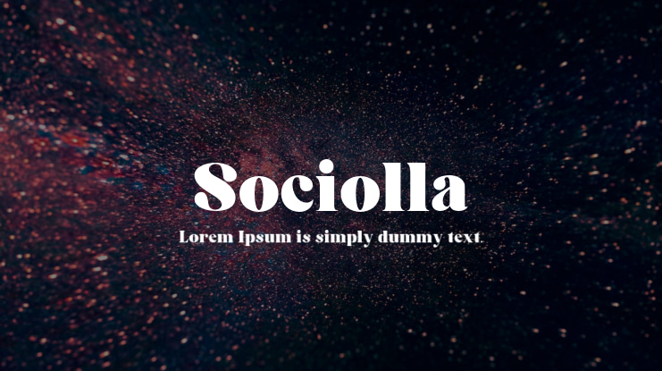 Sociolla Font