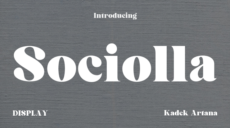 Sociolla Font