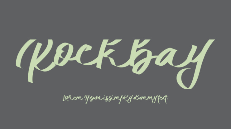 Rockbay Font