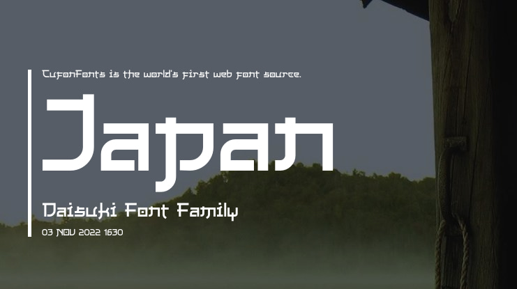 Japan Daisuki Font