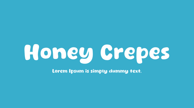 Honey Crepes Font