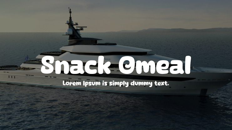 Snack Omeal Font
