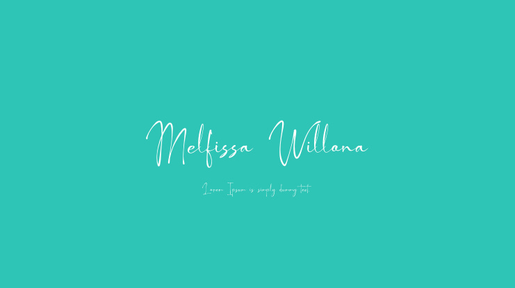 Melfissa Willona Font