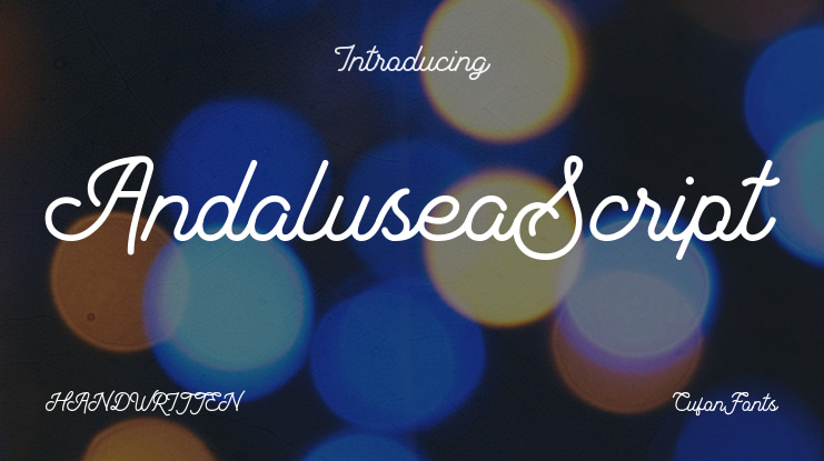 AndaluseaScript Font