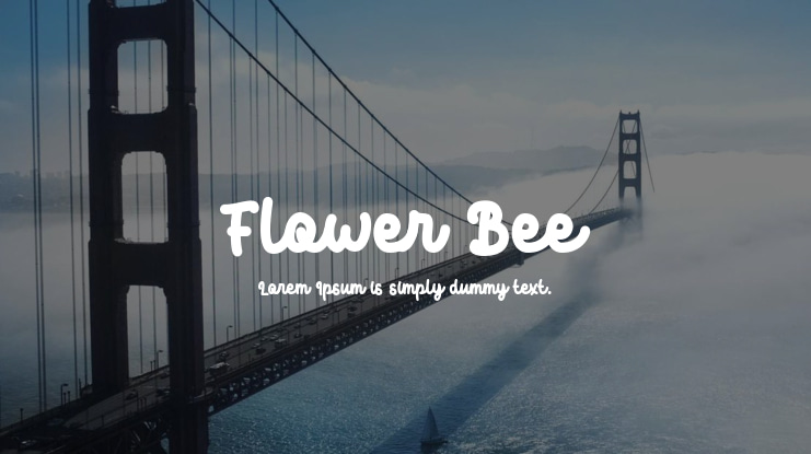 Flower Bee Font