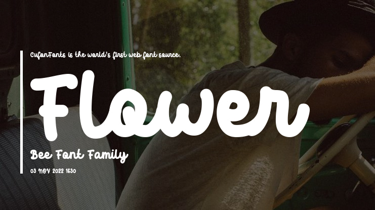 Flower Bee Font