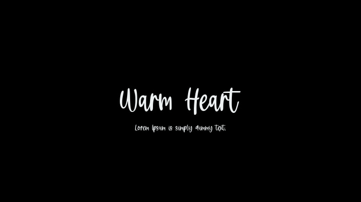 Warm Heart Font