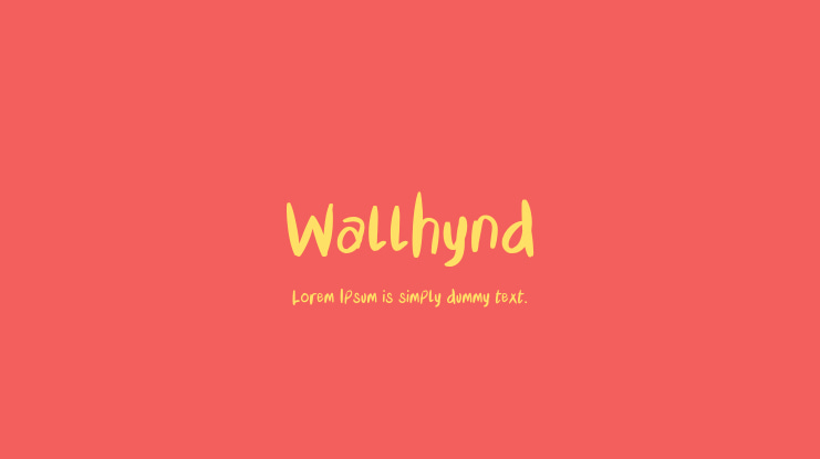 Wallhynd Font