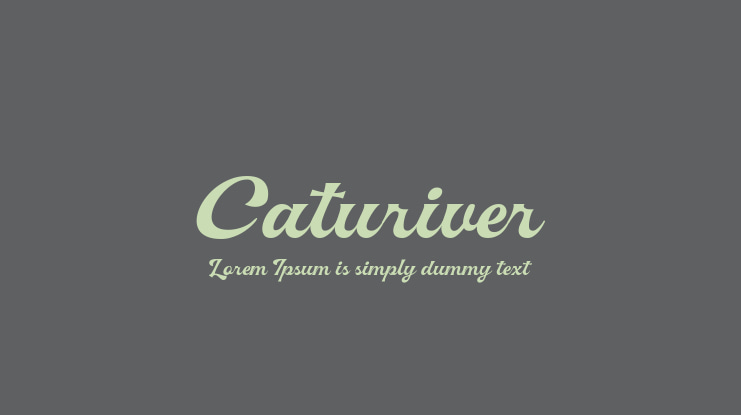 Caturiver Font