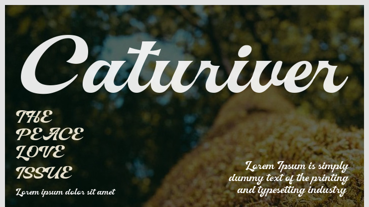 Caturiver Font