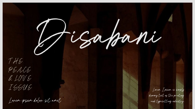 Disabani Font