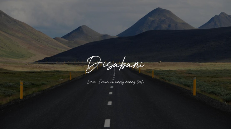 Disabani Font