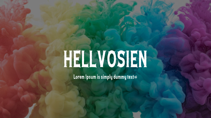 HELLVOSIEN Font