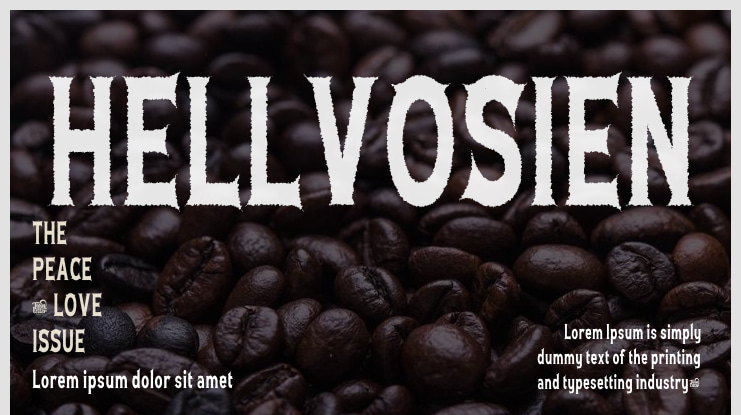 HELLVOSIEN Font