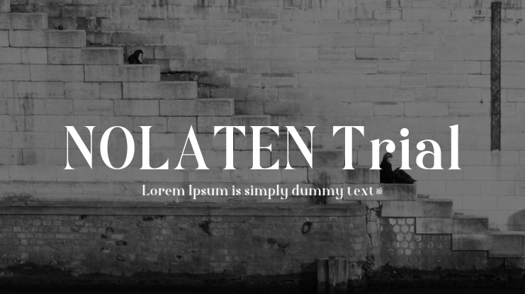 NOLATEN Trial Font