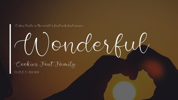 Wonderful Cookies Font