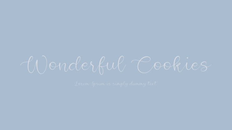 Wonderful Cookies Font