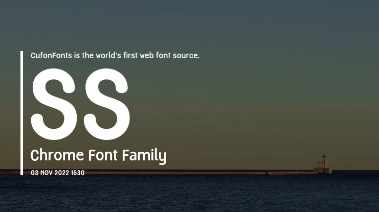 SS Chrome Font