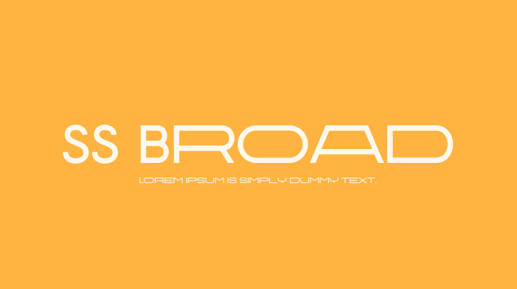 SS Broad Font