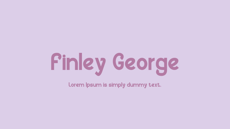Finley George Font