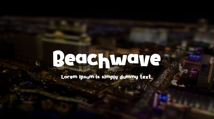 Beachwave Font