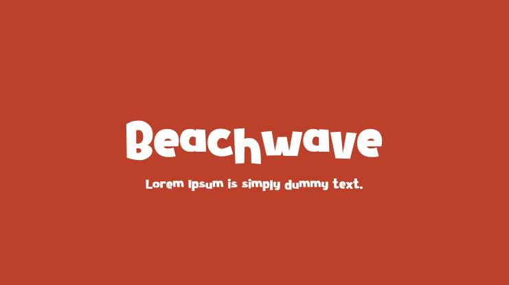 Beachwave Font