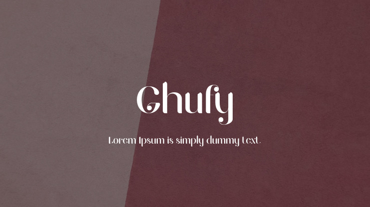 Ghufy Font