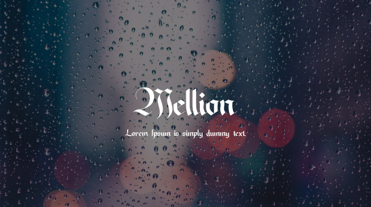 Mellion Font