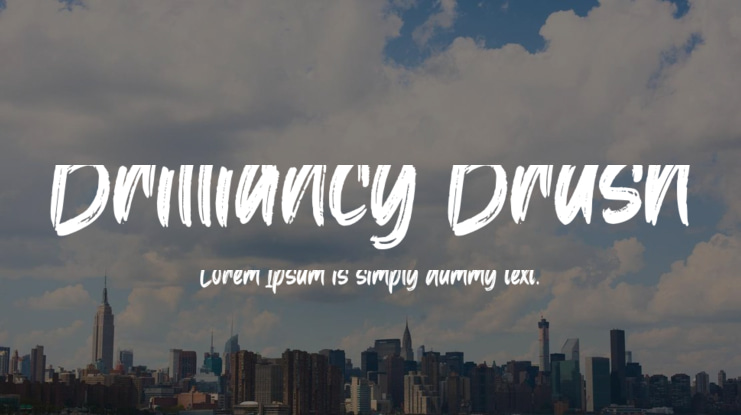 Brilliancy Brush Font