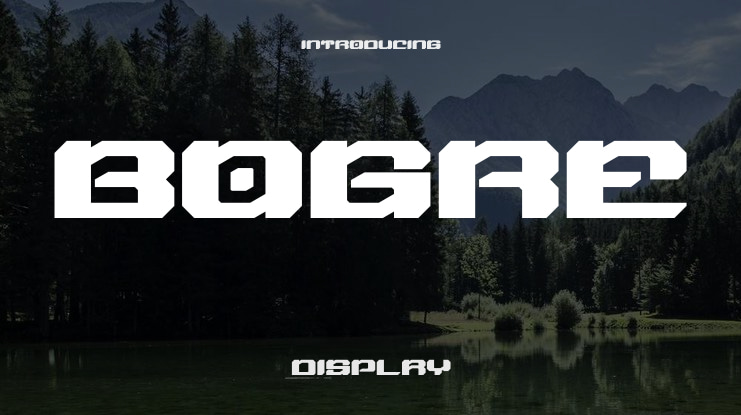 BOGRE Font