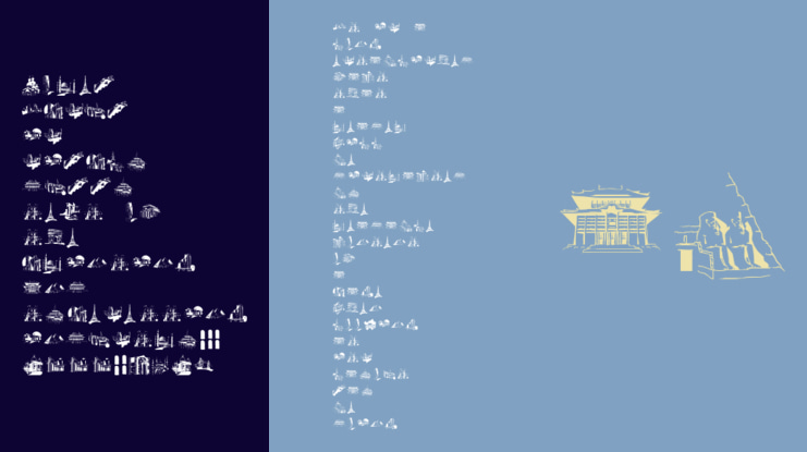 Famous Buildings Font