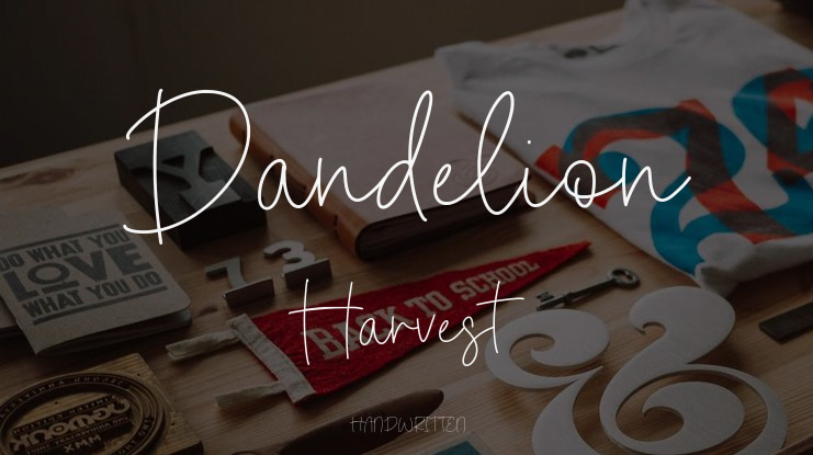 Dandelion Harvest Font