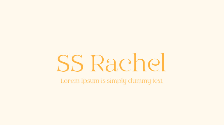 SS Rachel Font